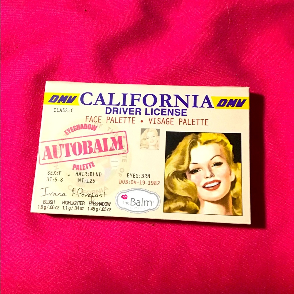 The Balm Autobalm California Face Palette